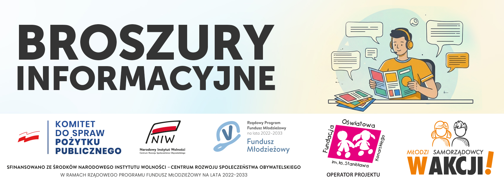 Młodzi samorządowcy w akcji!: dwie broszury pełne inspiracji
